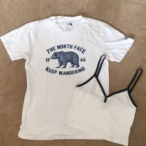 The north face graphic tee forever 21 tank